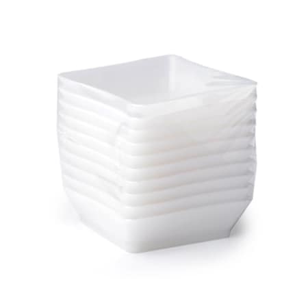 Fineline Settings Clear 2.25 and apos; and apos; x 2.25 and apos; and apos; Serving Tray-BULK B6201-CL